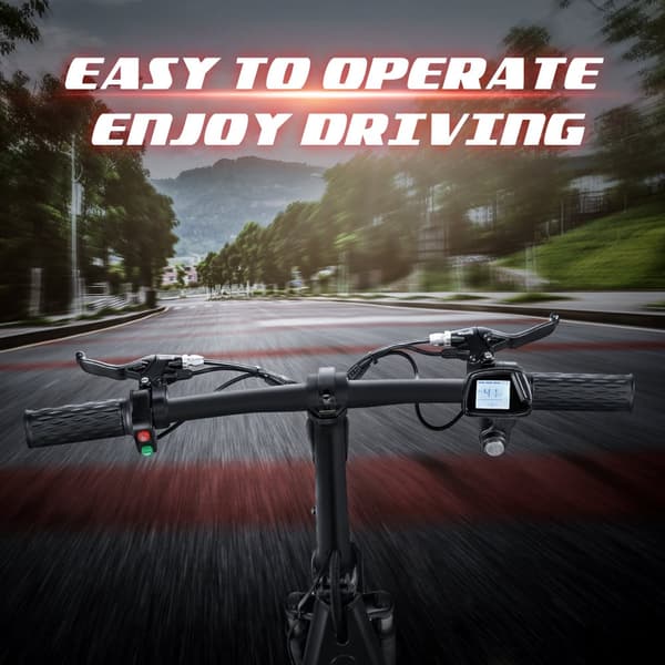 HONEYWHALE M5pro-s Elcykel För Vuxna 500W Motor Stadspendlare Elcykel 48V13Ah Batteri Elcykel 12-Tums Däck Elcykel