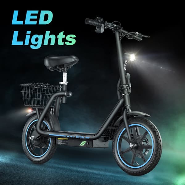 HONEYWHALE M5 Elite City Commuter Sähköpyörä 500W Moottorilla, Aikuisille Tarkoitettu Sähköpyörä 48V13Ah Akulla, 14 Tuuman Renkailla