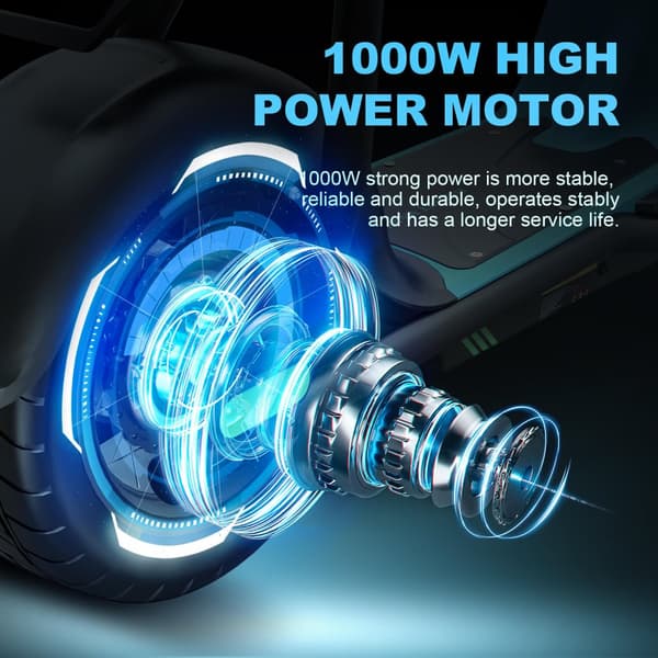 HONEYWHALE M5 MAX(EEC) Sähköpyörä Aikuisille 1000W Moottoripyörä, Kaupunkipyörä, 54,6 V13 Ah Akku, Sähköpyörä, 14 Tuuman Renkaalla