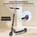 Miniatyrbild 4 av 6: FOXSPORT Barnsparkcykel - Fällbar - Pedalbroms - Maximal belastning 100 kg - Svart
