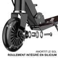 Miniatyrbild 5 av 6: FOXSPORT Barnsparkcykel - Fällbar - Pedalbroms - Maximal belastning 100 kg - Svart