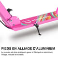 Miniatyrbild 3 av 6: FOXSPORT Barnsnurror - Fällbar och höjdjusterbar - Pedalbroms - Maximal belastning 100 kg - Rosaröd