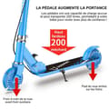 Miniatyrbild 6 av 6: FOXSPORT Sparkcykel-Barn-Fällbar och Höjdjusterbar-Pedalbroms-Maximal belastning 100 kg-Blå