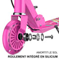 Miniatyrbild 5 av 6: FOXSPORT Sparkcykel-Barn-Fällbar-Trampbroms-Maximal belastning 100 kg-Rosa Röd