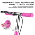 Miniatyrbild 2 av 6: FOXSPORT Sparkcykel-Barn-Fällbar-Trampbroms-Maximal belastning 100 kg-Rosa Röd
