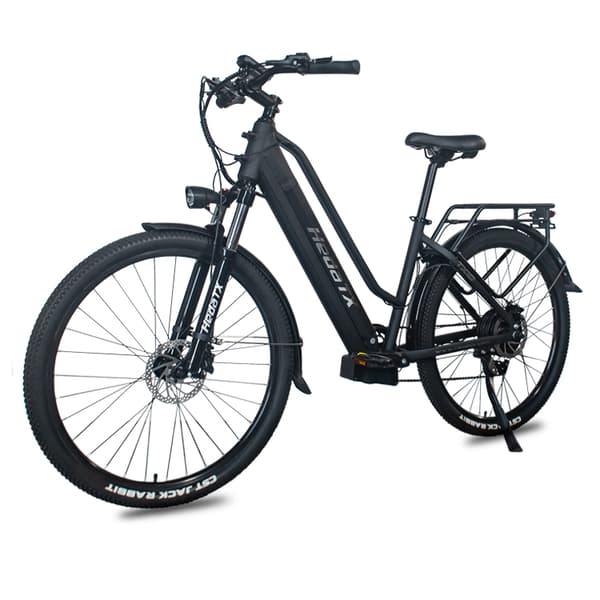 Hedatx TXC10 Sähköpyörä Aikuisille 350W:n Sähköpyörä 48V19,2 Ah:n Akulla, Kaupunki- ja Lähiliikennekäyttöön, Sähköpyörä 27,5 Tuuman Renkaalla