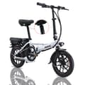 Miniatyrbild 3 av 11: ：Hedatx MINI City Commuter Elcykel 400W Motor Vuxen Elcykel 48V13AH Batteri Elcykel 14 Tums Däck Elcykel