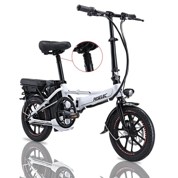 ：Hedatx MINI City Commuter Elcykel 400W Motor Vuxen Elcykel 48V13AH Batteri Elcykel 14 Tums Däck Elcykel