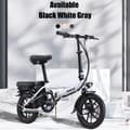 Miniatyrbild 4 av 11: ：Hedatx MINI City Commuter Elcykel 400W Motor Vuxen Elcykel 48V13AH Batteri Elcykel 14 Tums Däck Elcykel