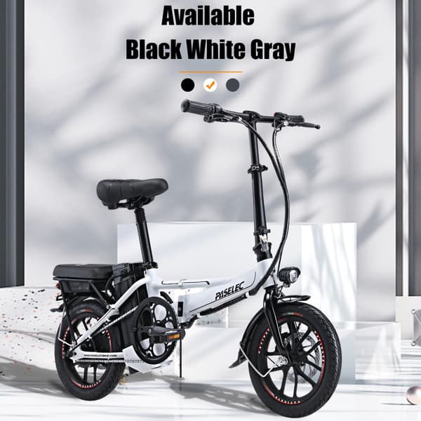 ：Hedatx MINI City Commuter Elcykel 400W Motor Vuxen Elcykel 48V13AH Batteri Elcykel 14 Tums Däck Elcykel