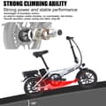 Miniatyrbild 9 av 11: ：Hedatx MINI City Commuter Elcykel 400W Motor Vuxen Elcykel 48V13AH Batteri Elcykel 14 Tums Däck Elcykel