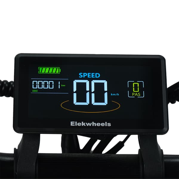 ELEKWHEELS E6 Aikuisille Tarkoitettu Sähköpyörä 500 W Sähköpyörä 48V15Ah Akulla, Maastoon Sopiva Sähköpyörä, 20 Tuuman Paksurenkainen Sähköpyörä