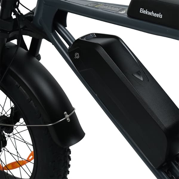 ELEKWHEELS E6 Aikuisille Tarkoitettu Sähköpyörä 500 W Sähköpyörä 48V15Ah Akulla, Maastoon Sopiva Sähköpyörä, 20 Tuuman Paksurenkainen Sähköpyörä