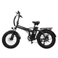 Pikkukuva 4 / 11: BAOLUJIE DZ2002 aikuisten sähköpyörä 500W moottori Ebike 48V13Ah akku kaupungin sähköpyörä 20 tuuman rasva rengas sähköpyörä