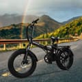 Pikkukuva 11 / 11: BAOLUJIE DZ2002 aikuisten sähköpyörä 500W moottori Ebike 48V13Ah akku kaupungin sähköpyörä 20 tuuman rasva rengas sähköpyörä