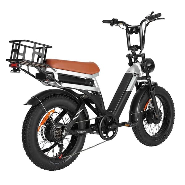 BAOLUJIE DP2033 Sähköpyörä 48V 30AH akku 1000W * 2 kaksoismoottoria 20 Tuuman Renkaat 90-100KM Enimmäismilometri 120KG Enimmäiskormitus Sähköpyörä - M