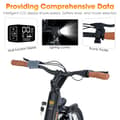 Miniatyrbild 7 av 11: HILAND EHD803 Elcykel För Vuxna 250W Motor Stadspendlare Elcykel 36V7.8Ah Batteri Elcykel 26 Tums Däck Elcykel