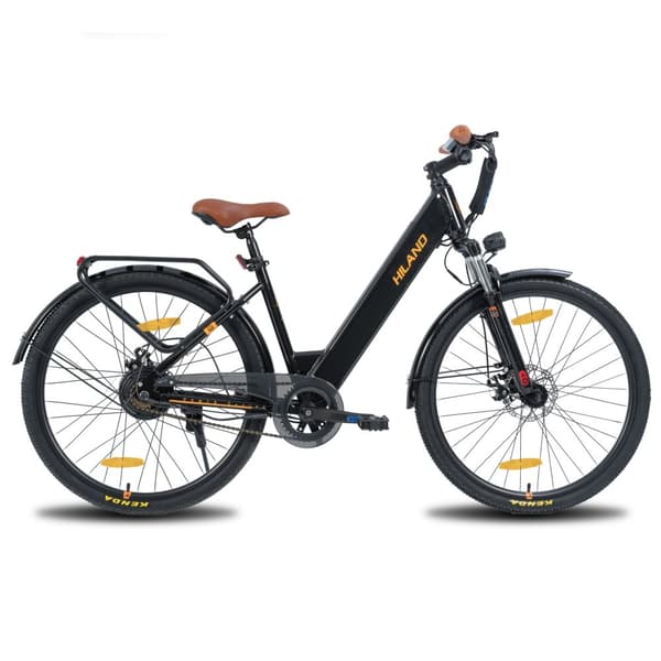 HILAND EHD803 City Commuter Elcykel 250W Motor Vuxen Elcykel 36V7.8Ah Batteri Elcykel 26 Tums Däck Elcykel