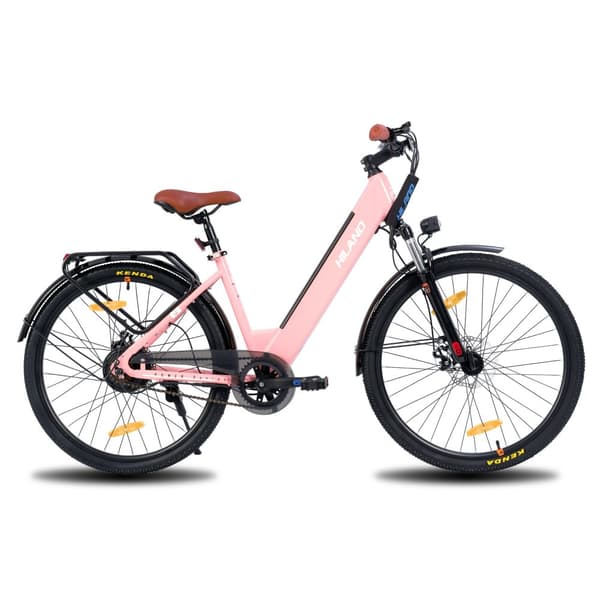 HILAND EHD803 City Commuter Elcykel 250W Motor Vuxen Elcykel 36V7.8Ah Batteri Elcykel 26 Tums Däck Dam Elcykel