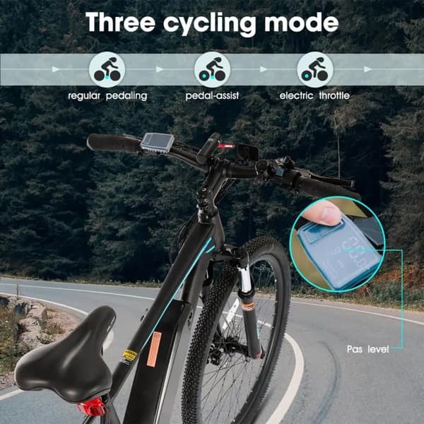 HILAND EHD809 Elcykel För Vuxna 250W Elcykel För Män 36V7.8AH Elcykel Med Batteri 26-Tums Däck El-Mountainbike För Män
