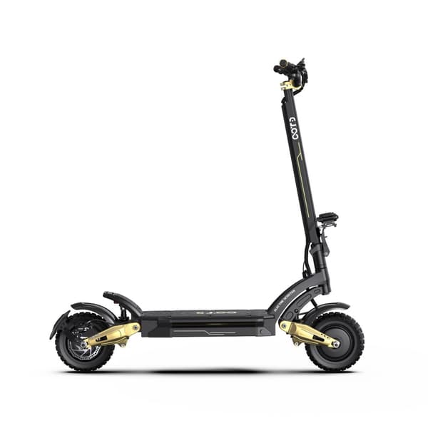 El-scooter OOTD S30, dobbeltmotor, 2400W 52V 23,4Ah, 10", sort