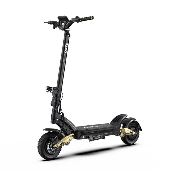 El-scooter OOTD S30, dobbeltmotor, 2400W 52V 23,4Ah, 10", sort