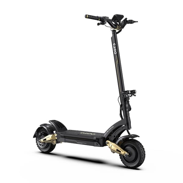 El-scooter OOTD S30, dobbeltmotor, 2400W 52V 23,4Ah, 10", sort
