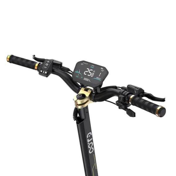 El-scooter OOTD S30, dobbeltmotor, 2400W 52V 23,4Ah, 10", sort