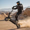 Miniatyrbillede 9 af 11: El-scooter OOTD S30, dobbeltmotor, 2400W 52V 23,4Ah, 10", sort