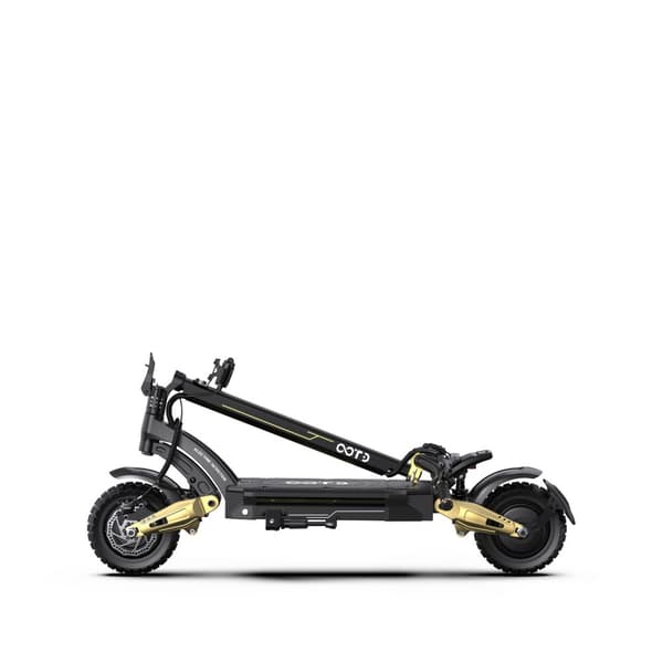 El-scooter OOTD S30, dobbeltmotor, 2400W 52V 23,4Ah, 10", sort