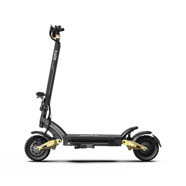 El-scooter OOTD S30, dobbeltmotor, 2400W 52V 23,4Ah, 10", sort