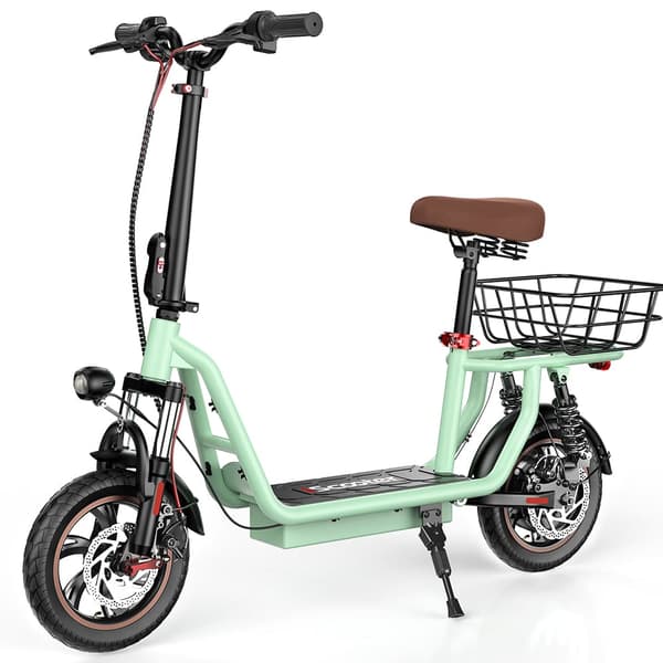 City El-Scooter iScooter i12, Motor 36V 500, 25 km/t, 12-tommer dæk