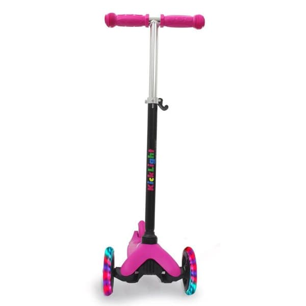 Skoter - JAMARA - Kicklight Green - Barn - Fritid - 5 år - Rosa - Blandat - 2 hjul - Vikt upp till 50 kg Svart, Rosa
