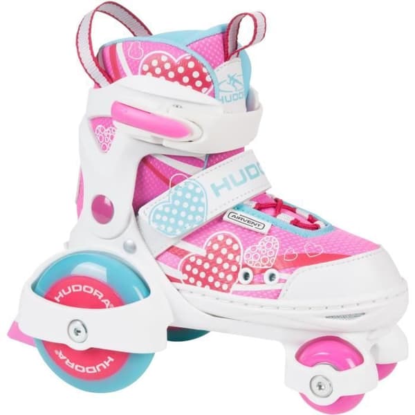 HUDORA 22042 - Rollerskate My First Quad Girl, storlek 26-29