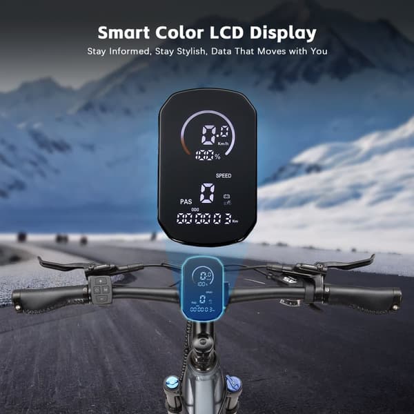 PURE UNICORN U6 Terrängcykel 500W Motor Elcykel 48V14Ah Batteri Elcykel För Vuxna 29-Tums Däck Herr Elcykel