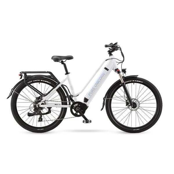 PURE UNICORN U8 City Commuter Elcykel 500W Motor Vuxen Elcykel 48V14Ah Batteri Elcykel 27,5 Tums Däck Elcykel