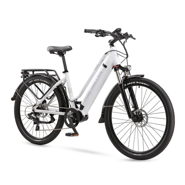 PURE UNICORN U8 Elcykel För Vuxna 500W Motor Stadspendlare Elcykel 48V14Ah Batteri Elcykel 27,5 Tums Däck Elcykel