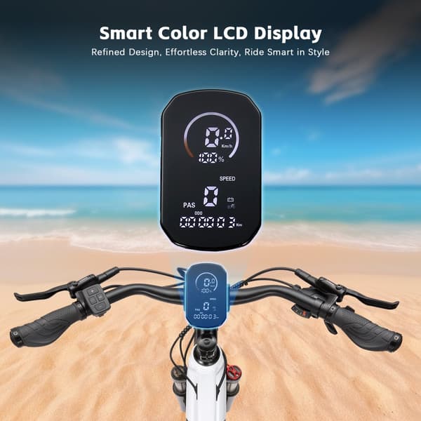 PURE UNICORN U8 City Ebike 500W Motor Elcykel för Vuxna 48V14Ah Batteri Elcykel för Damer 27,5 Tums Däck Elcykel