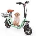 Miniatyrbild 4 av 11: iScooter i12 Elscooter För Vuxna 500W Motor 36V7.5Ah Batteri Hopfällbar Elsparkcykel 12-Tums Däck Stadspendlare Elsparkcykel