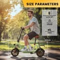 Miniatyrbild 10 av 11: iScooter i12 Elscooter För Vuxna 500W Motor 36V7.5Ah Batteri Hopfällbar Elsparkcykel 12-Tums Däck Stadspendlare Elsparkcykel