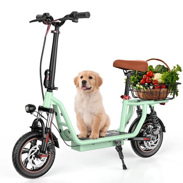 iScooter i12 Elscooter För Vuxna 500W Motor 36V7.5Ah Batteri Hopfällbar Elsparkcykel 12-Tums Däck Stadspendlare Elsparkcykel