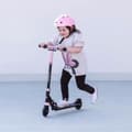 Pikkukuva 3 / 9: HyperMotion Wally Lasten Skootteri – 2 Pyörää, Iskunvaimennin, PU-Pyörät, ABEC-7, Taitettava, Musta/Vaaleanpunainen, 4+