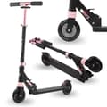 Pikkukuva 1 / 9: HyperMotion Wally Lasten Skootteri – 2 Pyörää, Iskunvaimennin, PU-Pyörät, ABEC-7, Taitettava, Musta/Vaaleanpunainen, 4+