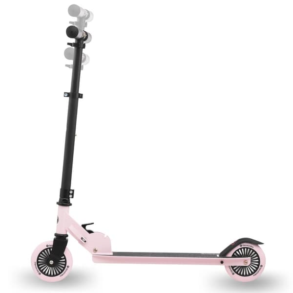 HyperMotion WILLY Børnehjul – 2 hjul, pink, foldbar, højdejusterbar, PU hjul, ABEC-7, 3+, 2,2 kg