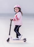 Miniatyrbillede 2 af 9: HyperMotion WILLY Børnehjul – 2 hjul, pink, foldbar, højdejusterbar, PU hjul, ABEC-7, 3+, 2,2 kg