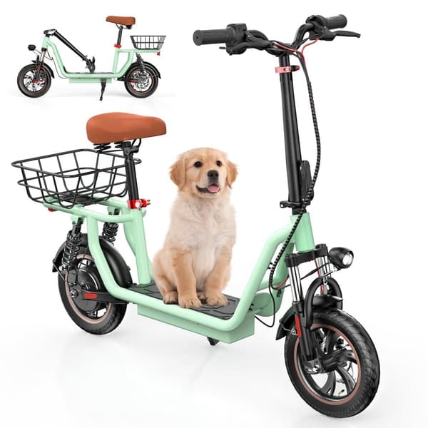 iScooter i12 City Commuter Elscooter 500W Motor 36V7.5Ah Batteri Hopfällbar Elscooter 15.5MPH MAX HASTIGHET Vuxen Elscooter