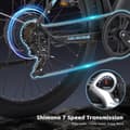 Miniatyrbild 11 av 11: PURE UNICORN U3 Elcykel För Vuxna 750W Motor Elcykel 48V 12.8Ah Batteri Herr Elcykel 45 km/h Maxhastighet Herr Elmountainbike
