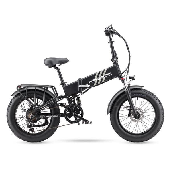 PURE UNICORN U4 City Commuter Elcykel 1000W Motor Vuxen Elcykel 48V15Ah Batteri Elcykel 48KM/H Maxhastighet Hopfällbar Elcykel