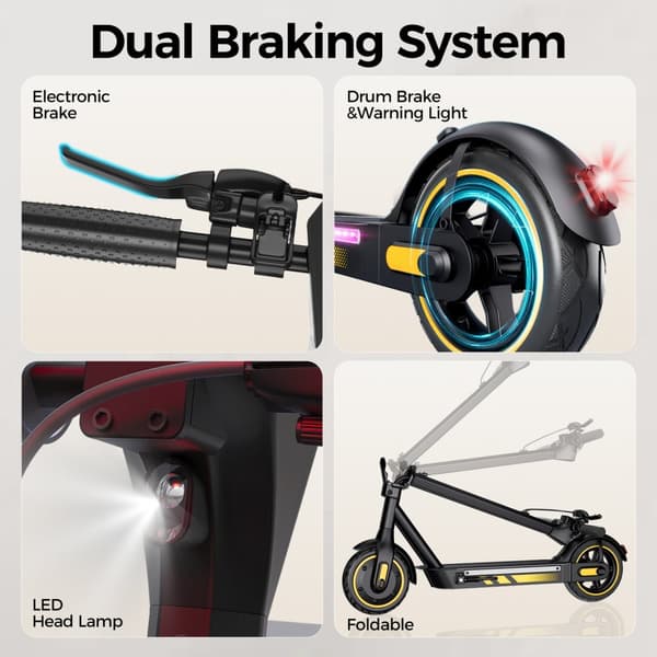 V10PRO 2025 Elscooter Elsparkcykel 40km/h elcykel scooter kickbike
