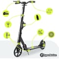 Miniatyrbild 3 av 6: Trottinette Ungdom Vuxen upp till 100kg - 2 stötdämpare - HyperMotion Skyline Crane - Fällbar - 2 Bromsar - Aluminium - ABEC-7